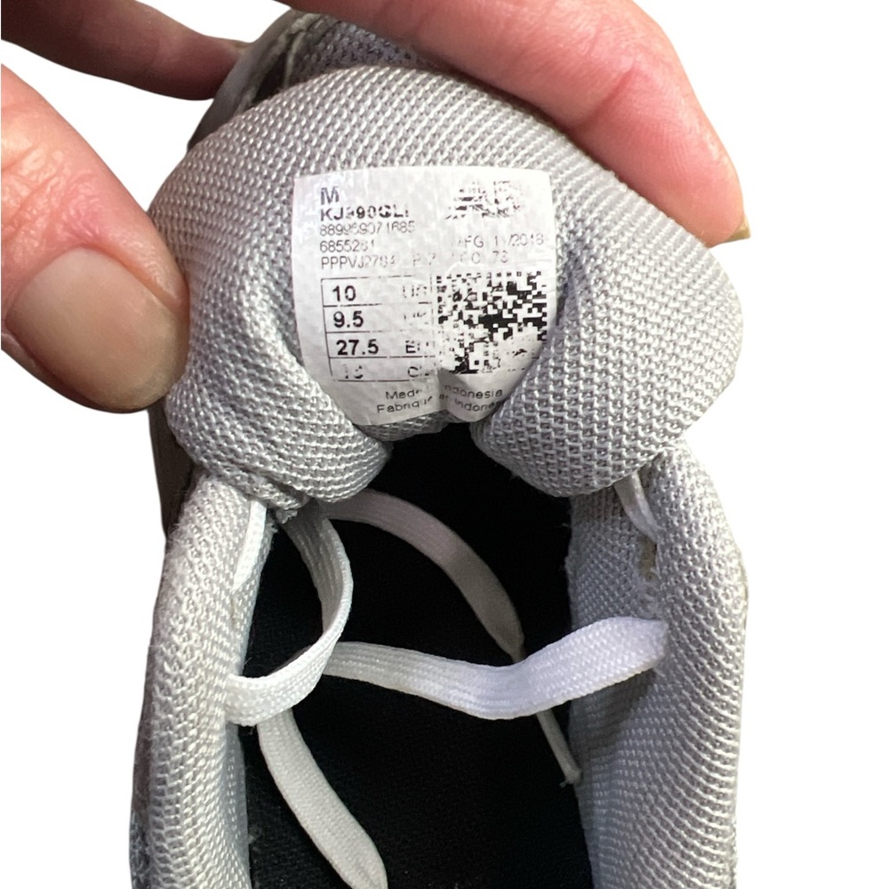 New Balance 990v4 Infant Gray Mesh Sneakers - Picture 2 of 6